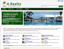 Tablet Screenshot of 4-realty.com